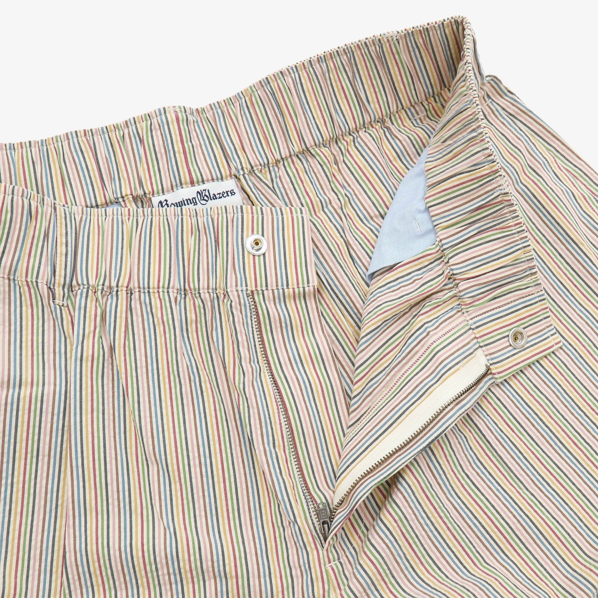 Striped Seersucker Shorts