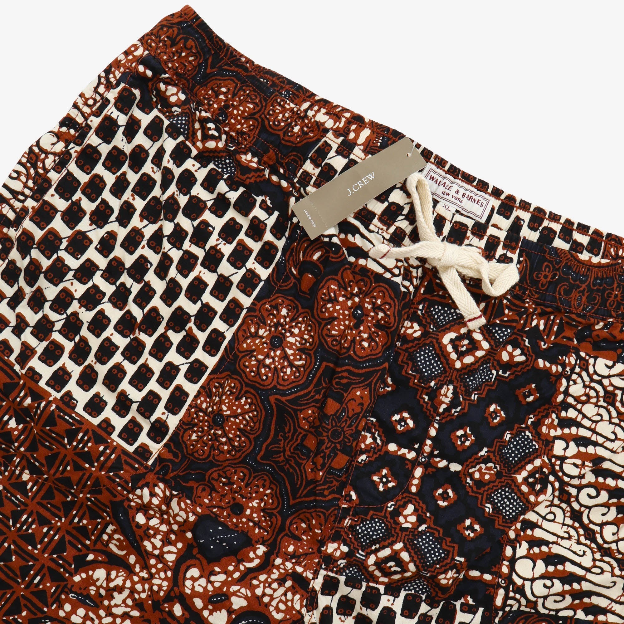 Patchwork Print 6" Shorts