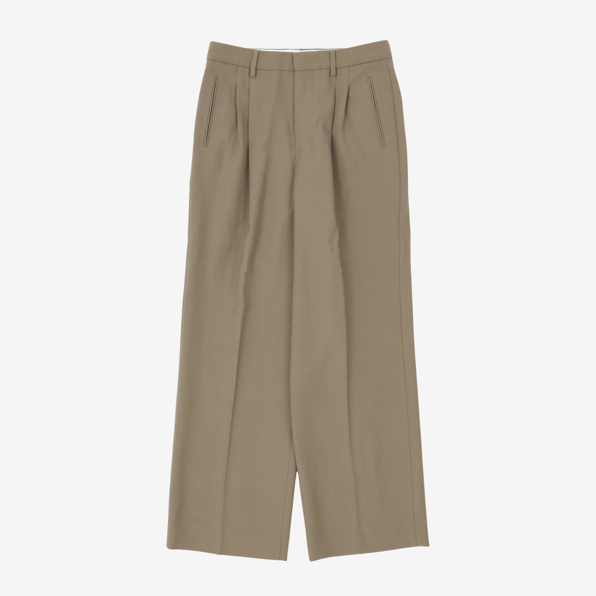 Wool Large Fit Trousers (31W x 30.5L)