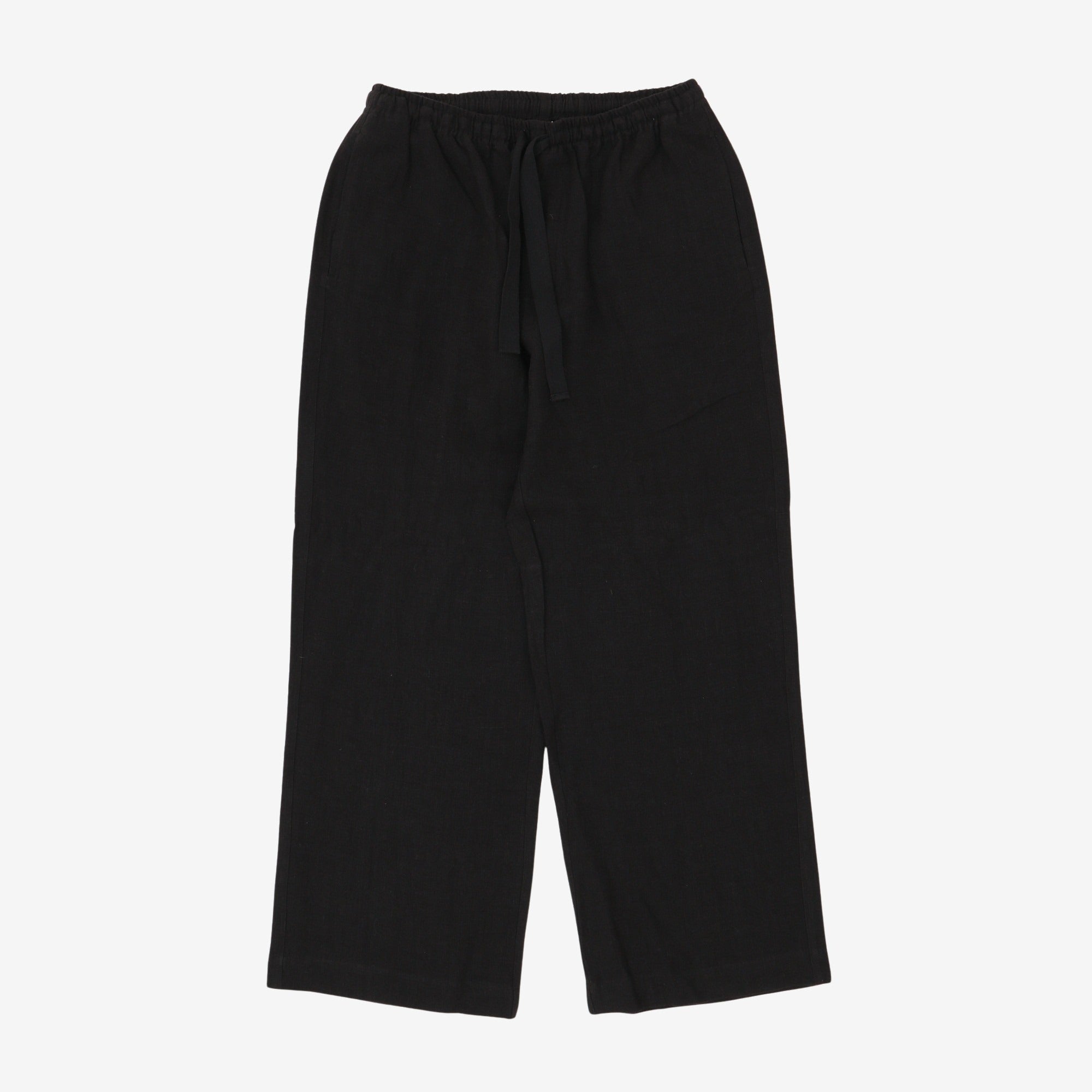 Wide Leg Linen Trousers