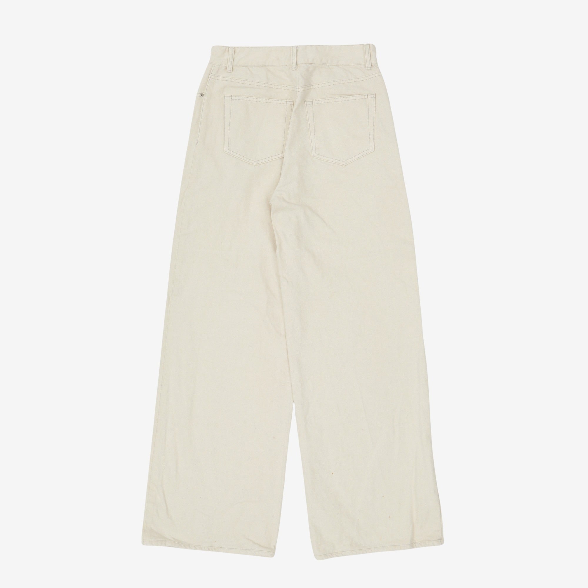Wide Leg Denim Pants