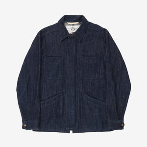 Knitted Denim Infantry Jacket