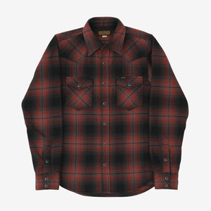 Flannel Check Western Shirt