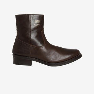 Horsehide Zip Western Boot