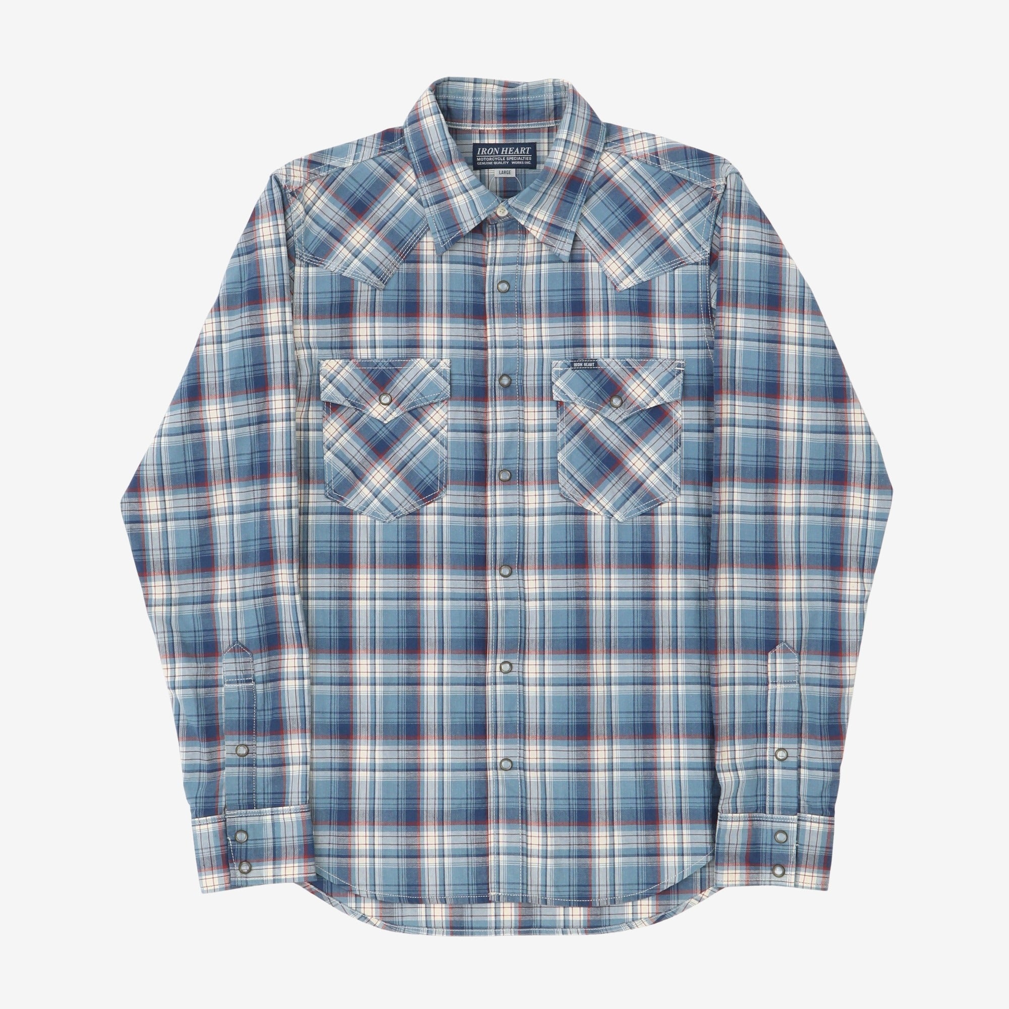 5oz Madras Check Western Shirt