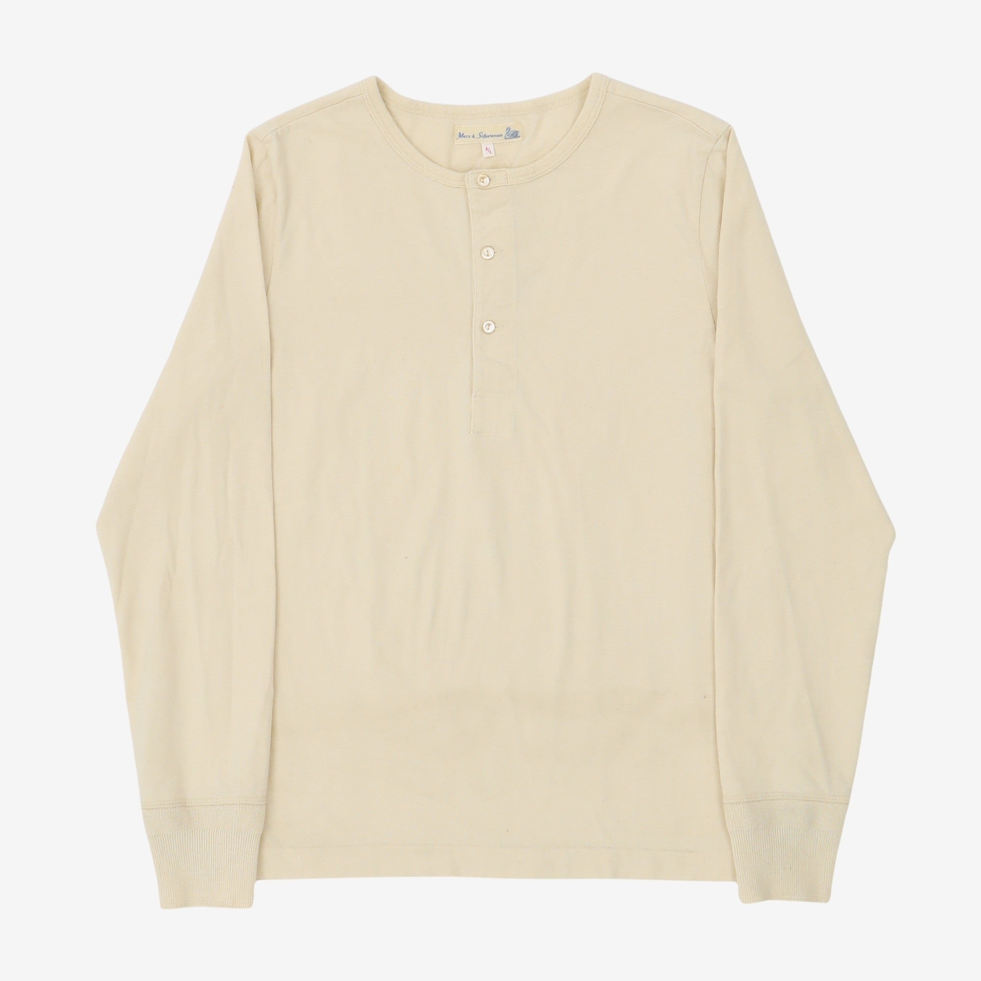 Button Facing LS T-Shirt
