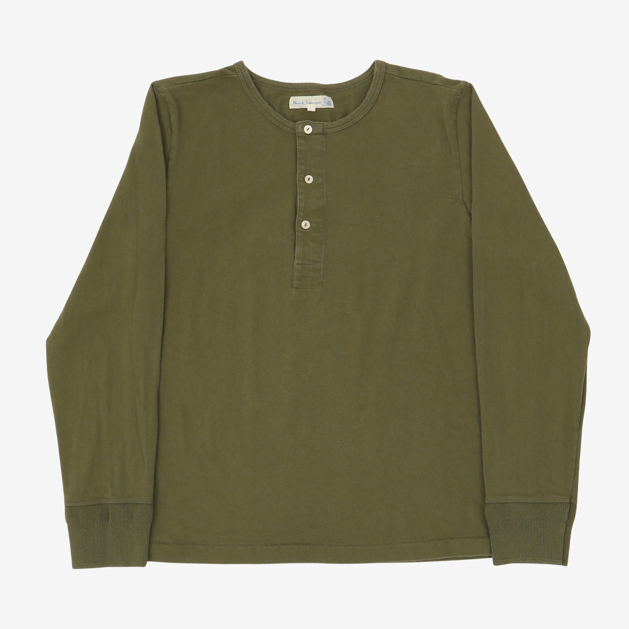 Button Facing LS T-Shirt