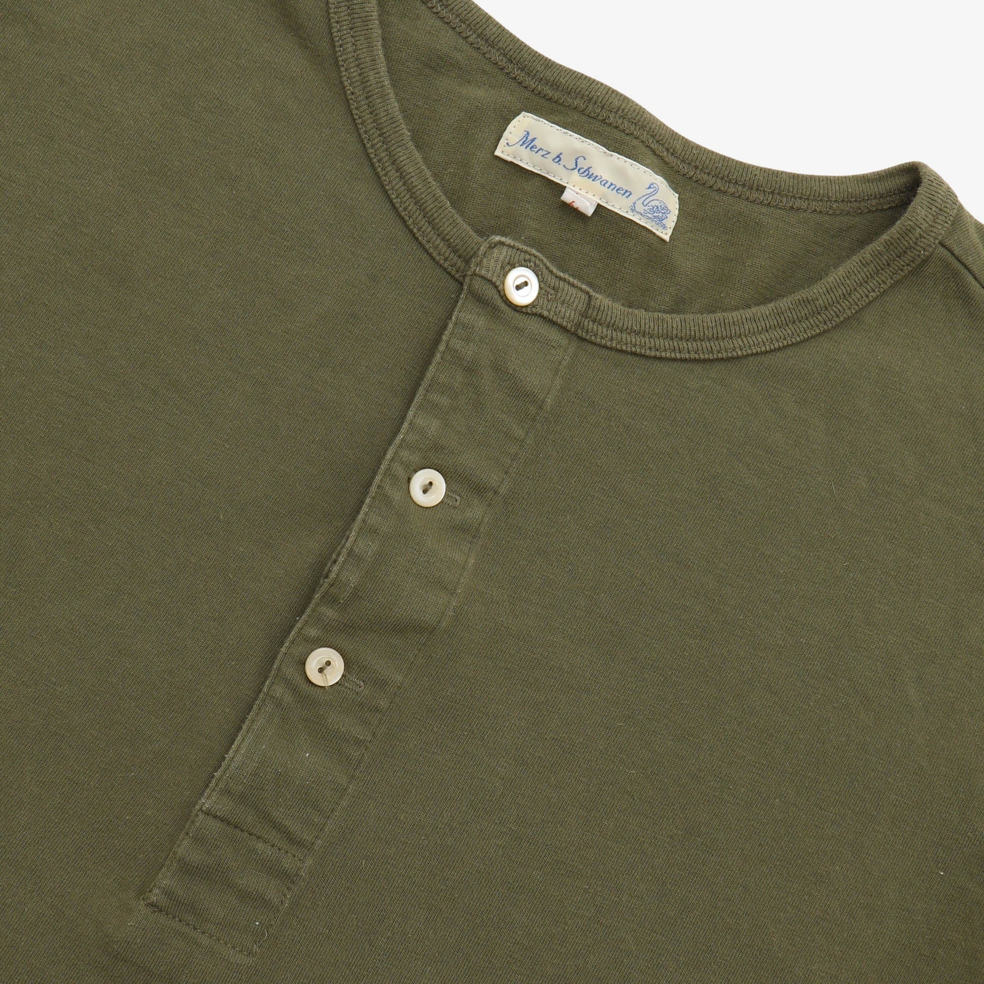 Button Facing LS T-Shirt
