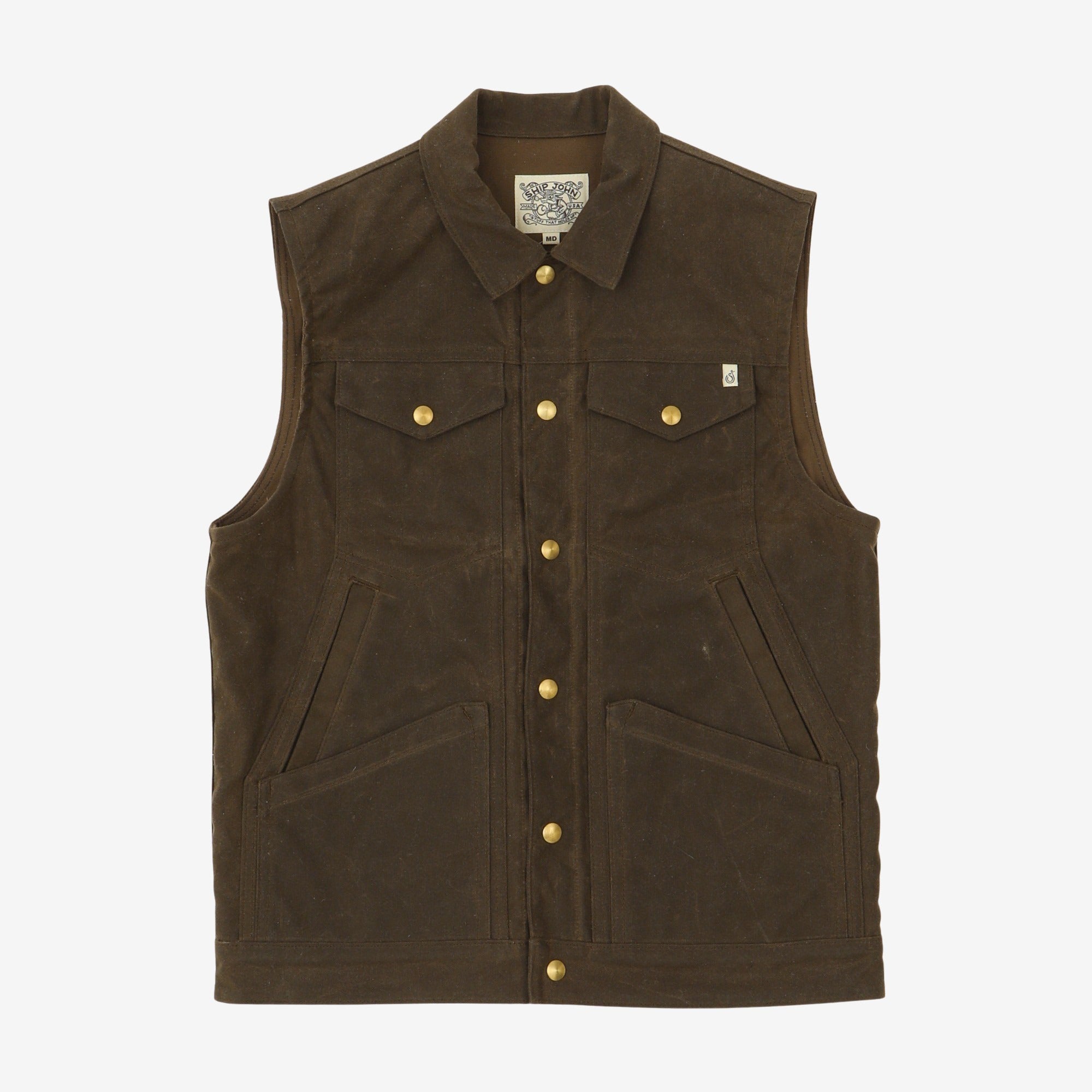 Waxed Gilet