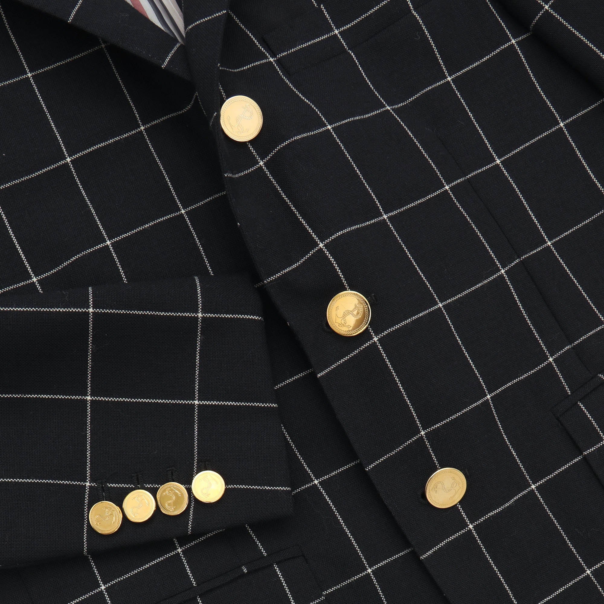 Check Wool Blazer