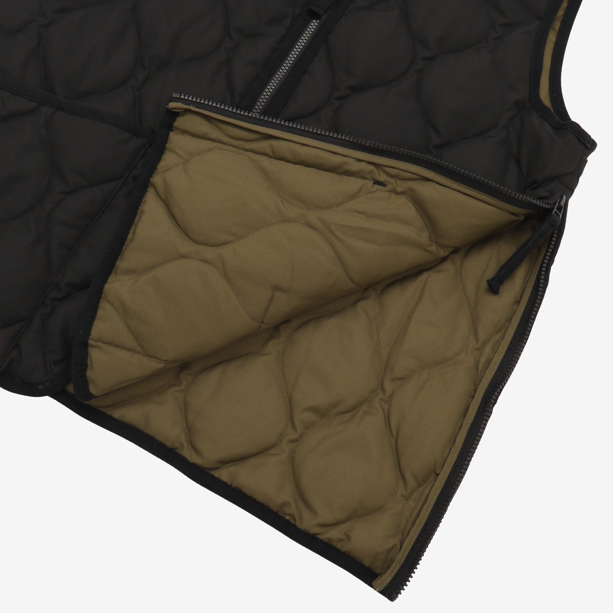 Military V-Neck Zip Vest