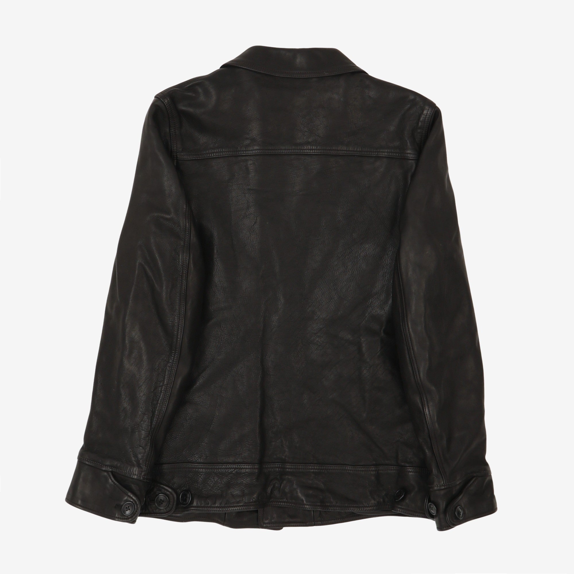Leather Military Jacket