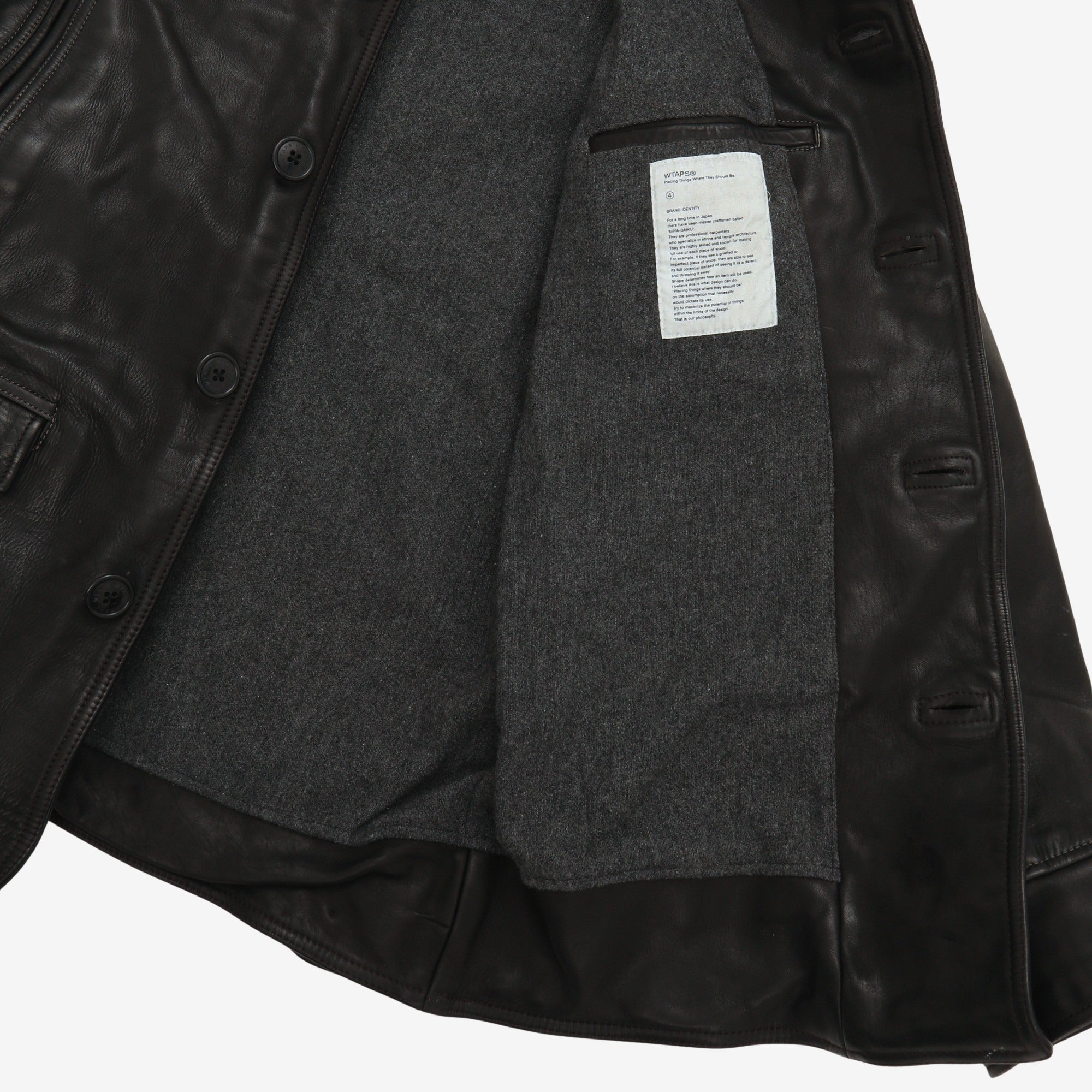 Leather Military Jacket