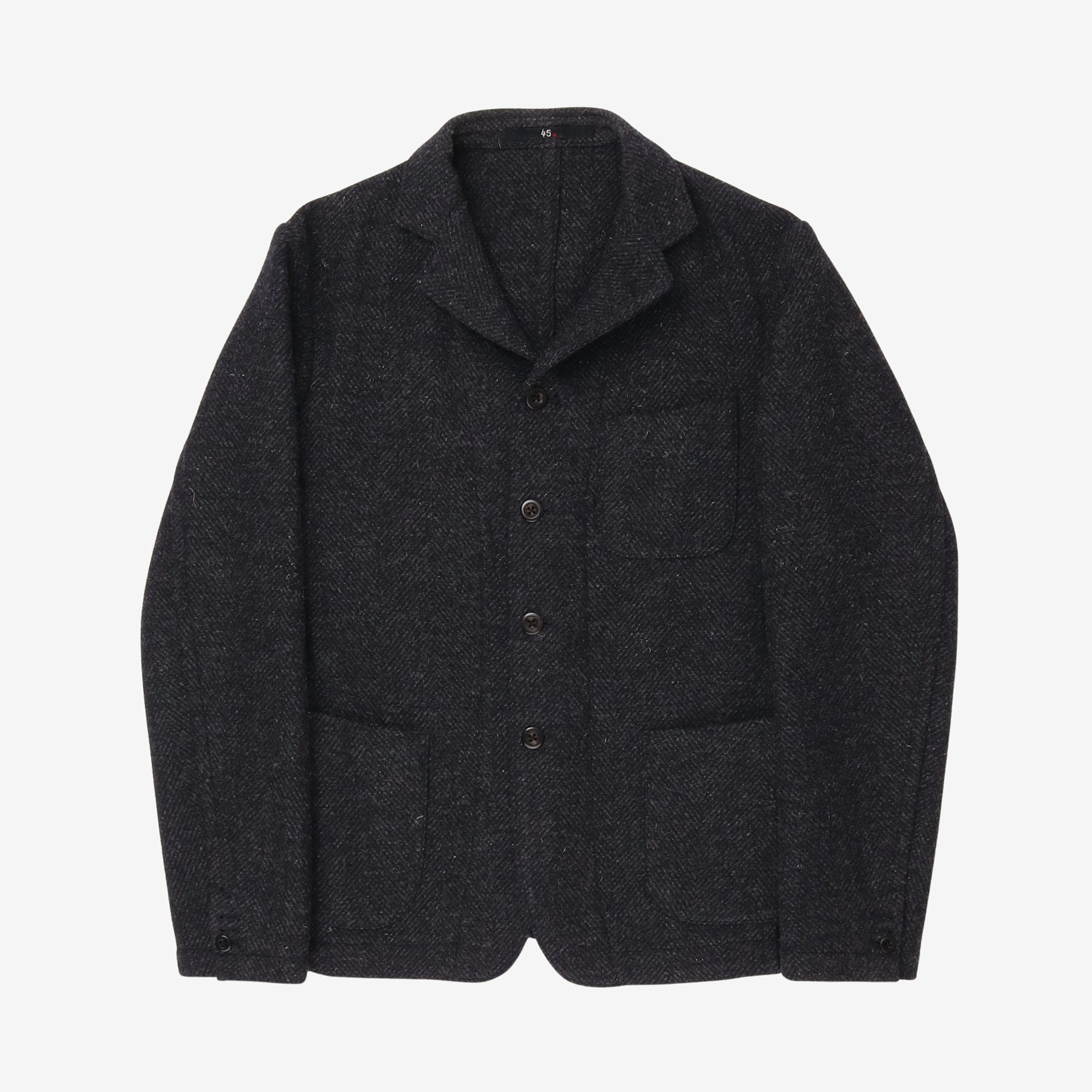 Herringbone Tweed Chore Jacket