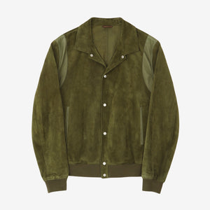 Suede Bomber Jacket