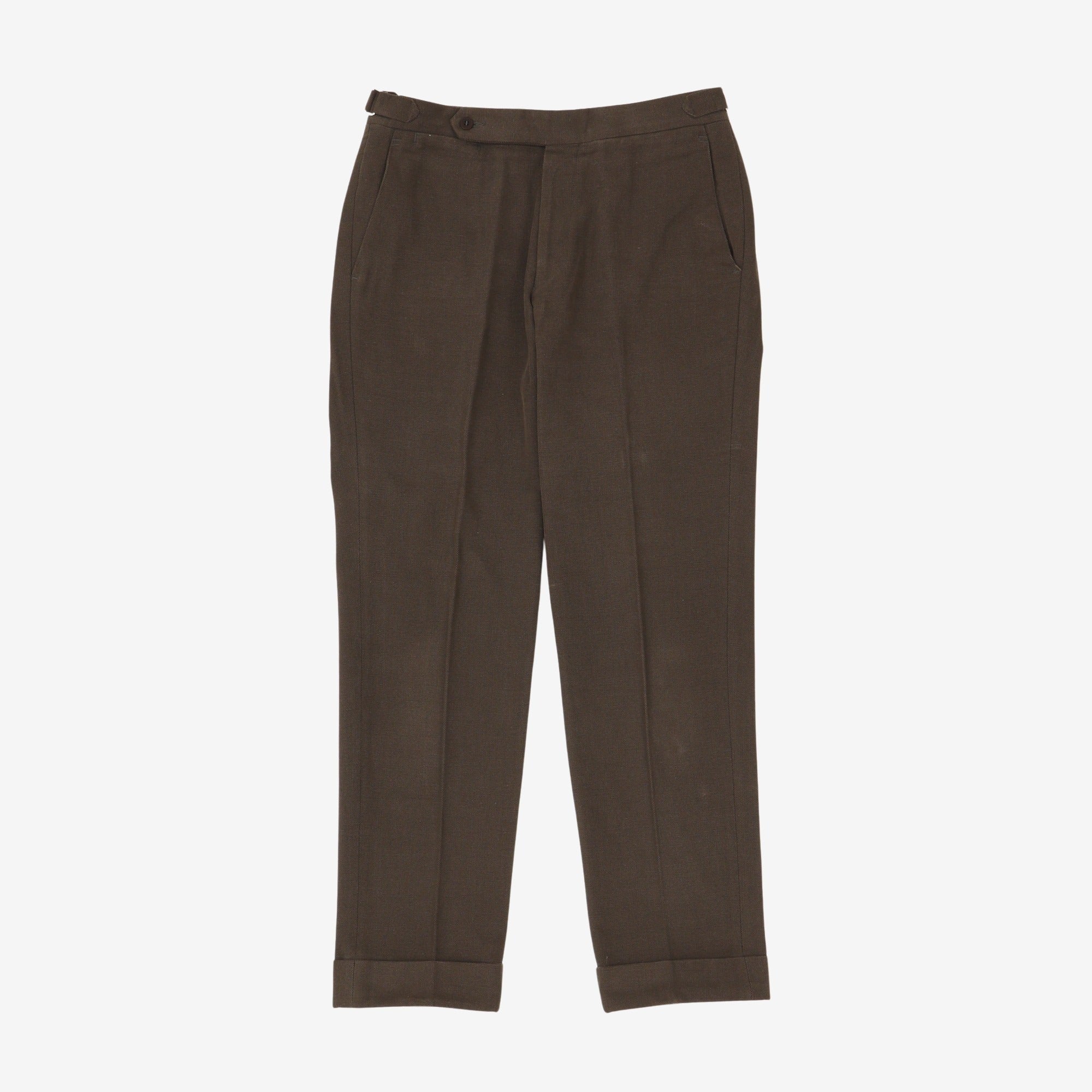 Flat Front Trousers
