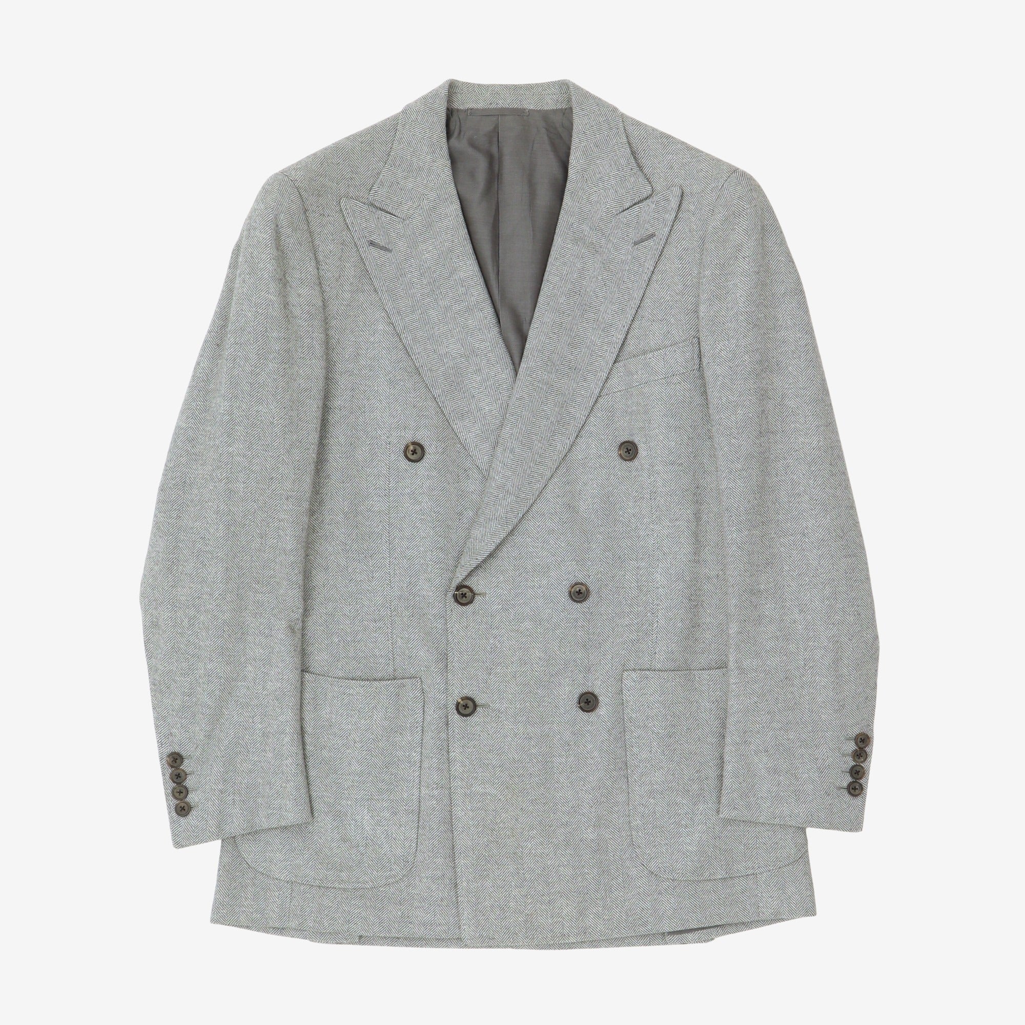 Bespoke DB Herringbone Wool Blazer