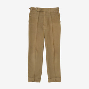 Bespoke Pleated Twill Trousers