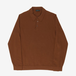 Wool Cashmere Polo Shirt