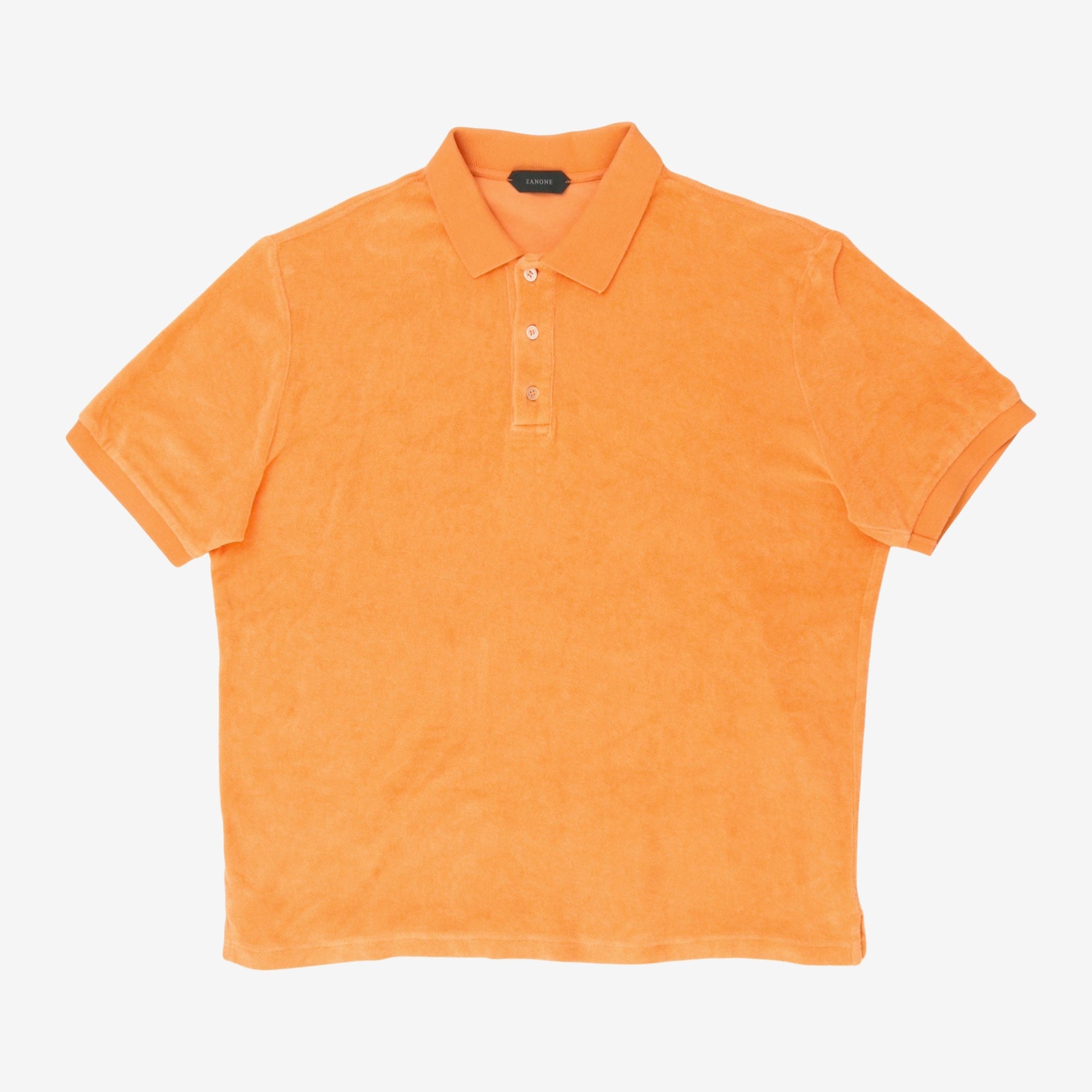 Terry Cloth Polo Shirt