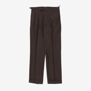 Purple Label Wool Pleated Trousers
