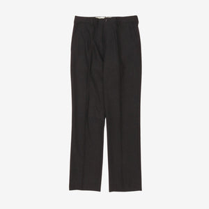 Purple Label Flat Front Wool Trouser
