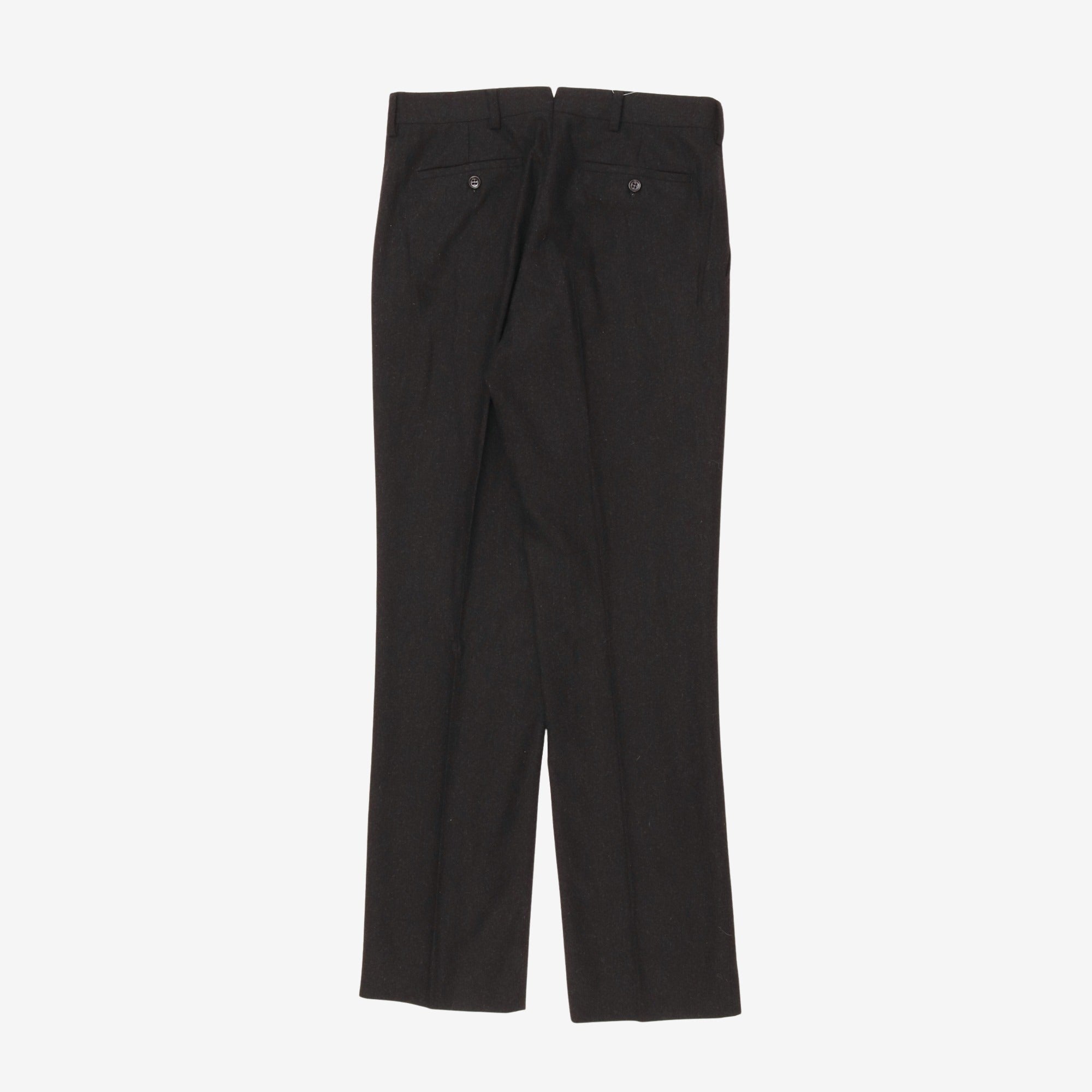Purple Label Flat Front Wool Trouser