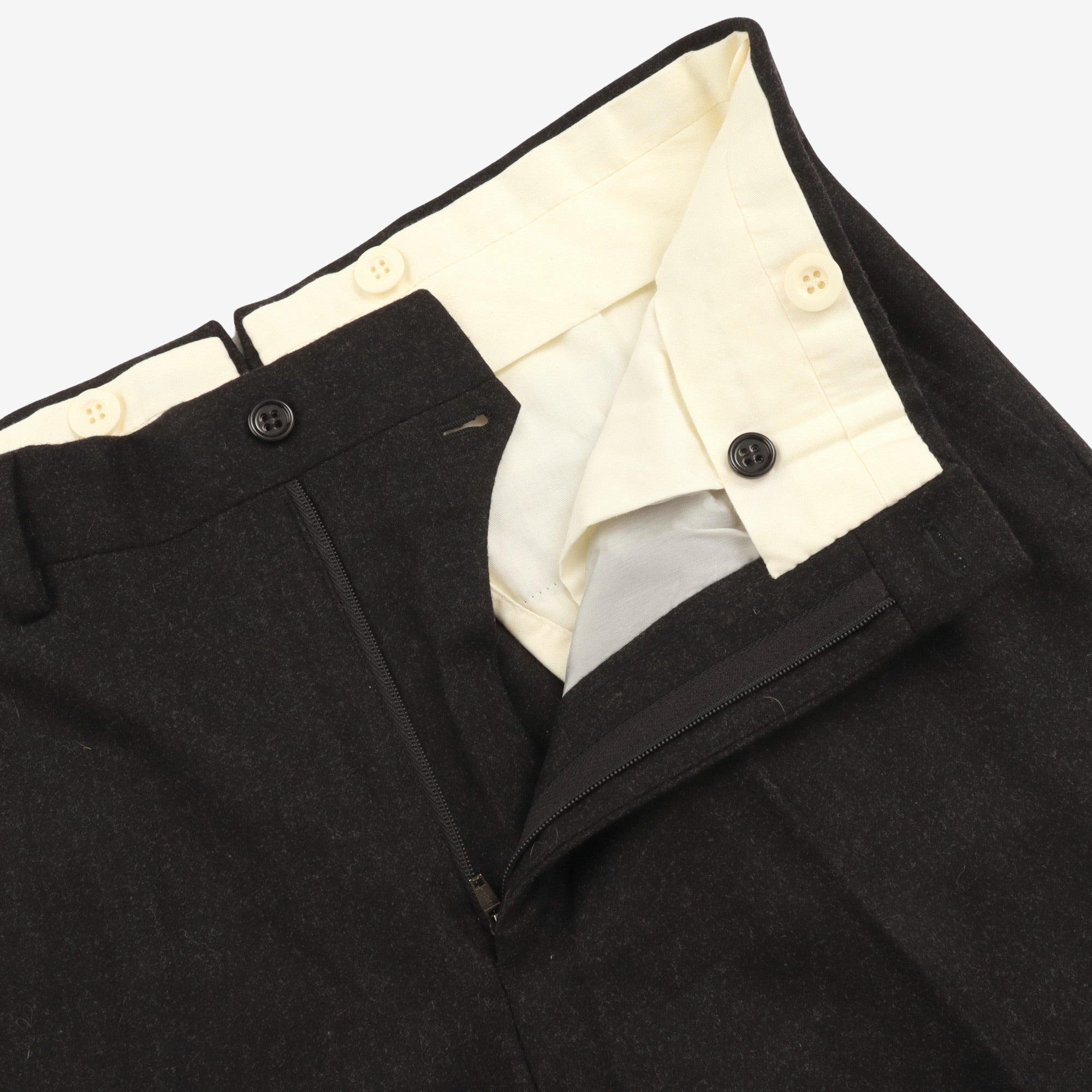 Purple Label Flat Front Wool Trouser