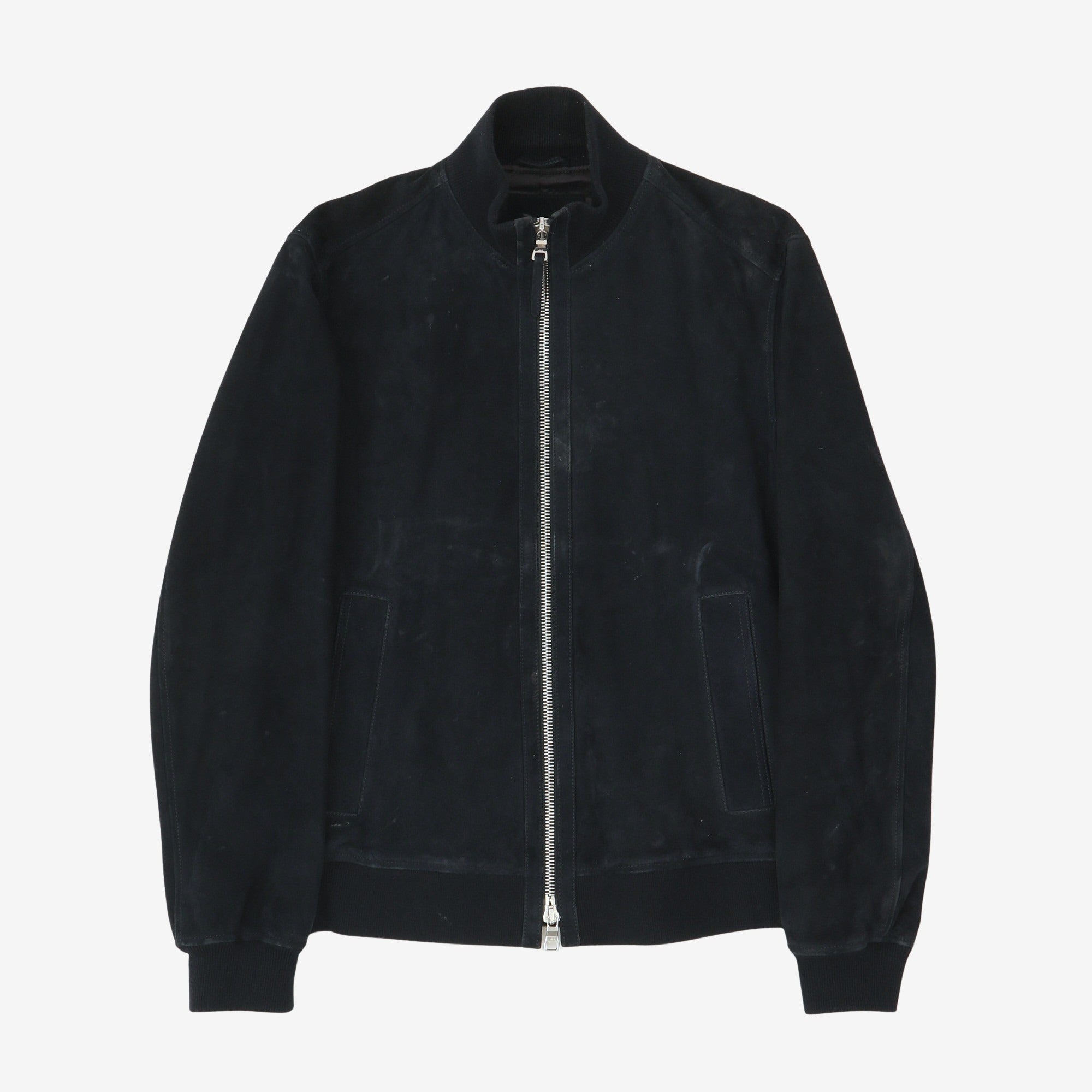 Suede Bomber Jacket