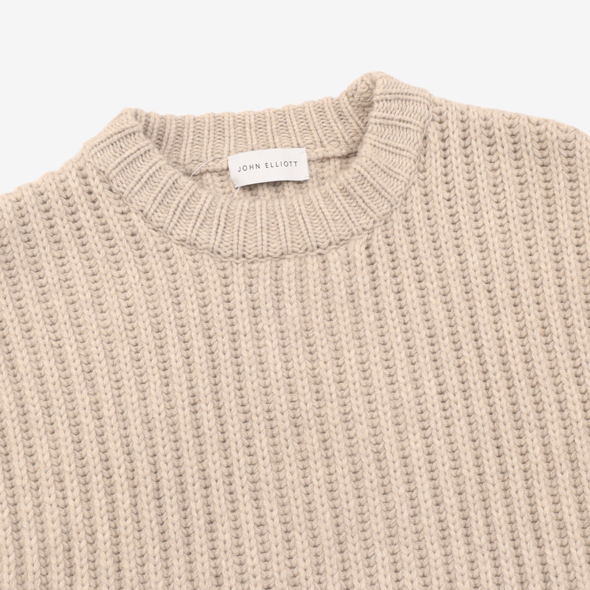 Wool Cashmere Ribbed Sweater