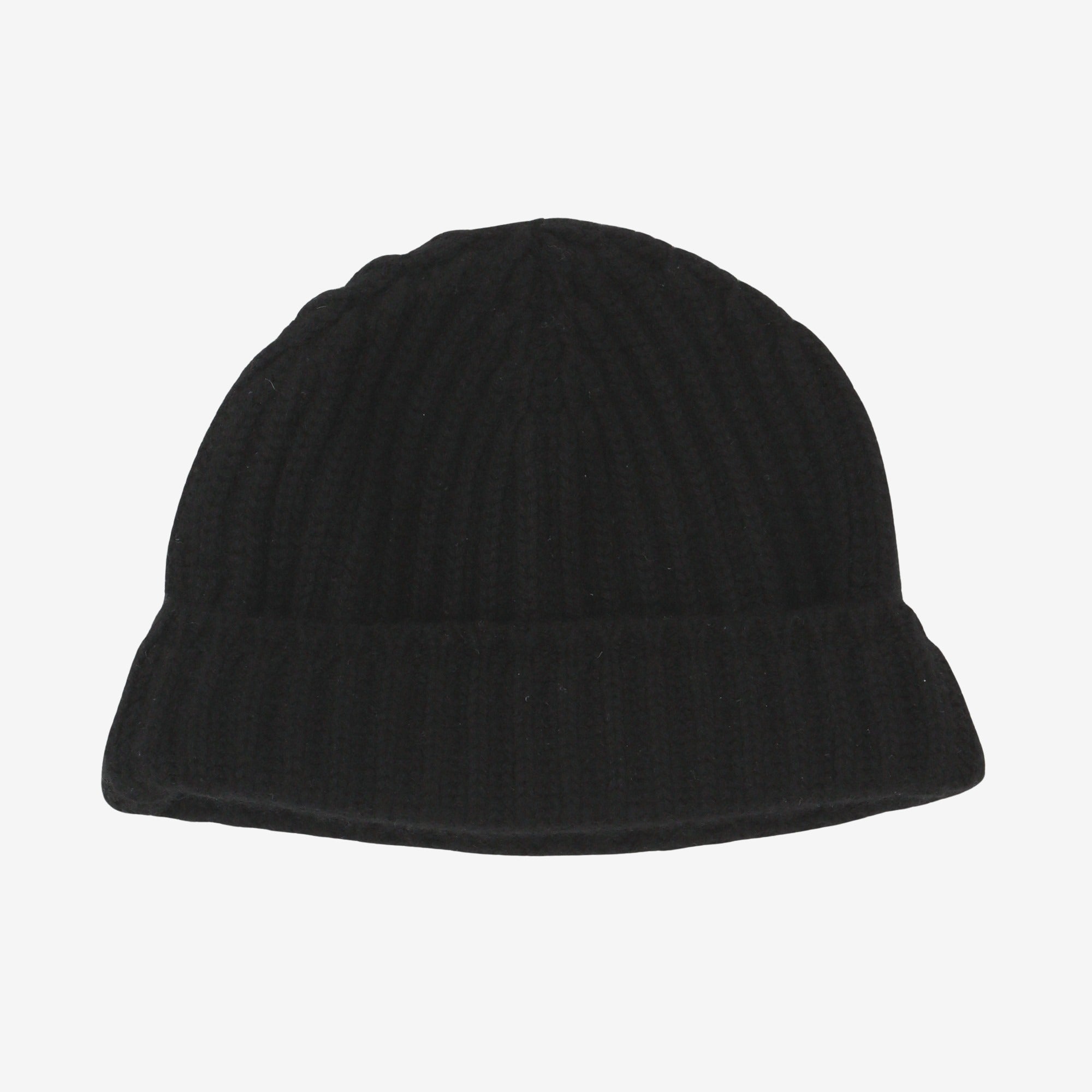 Cashmere Ribbed Knit Beanie