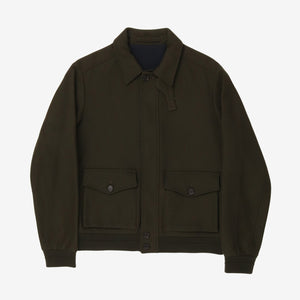 Blouson Wool Blend Jacket