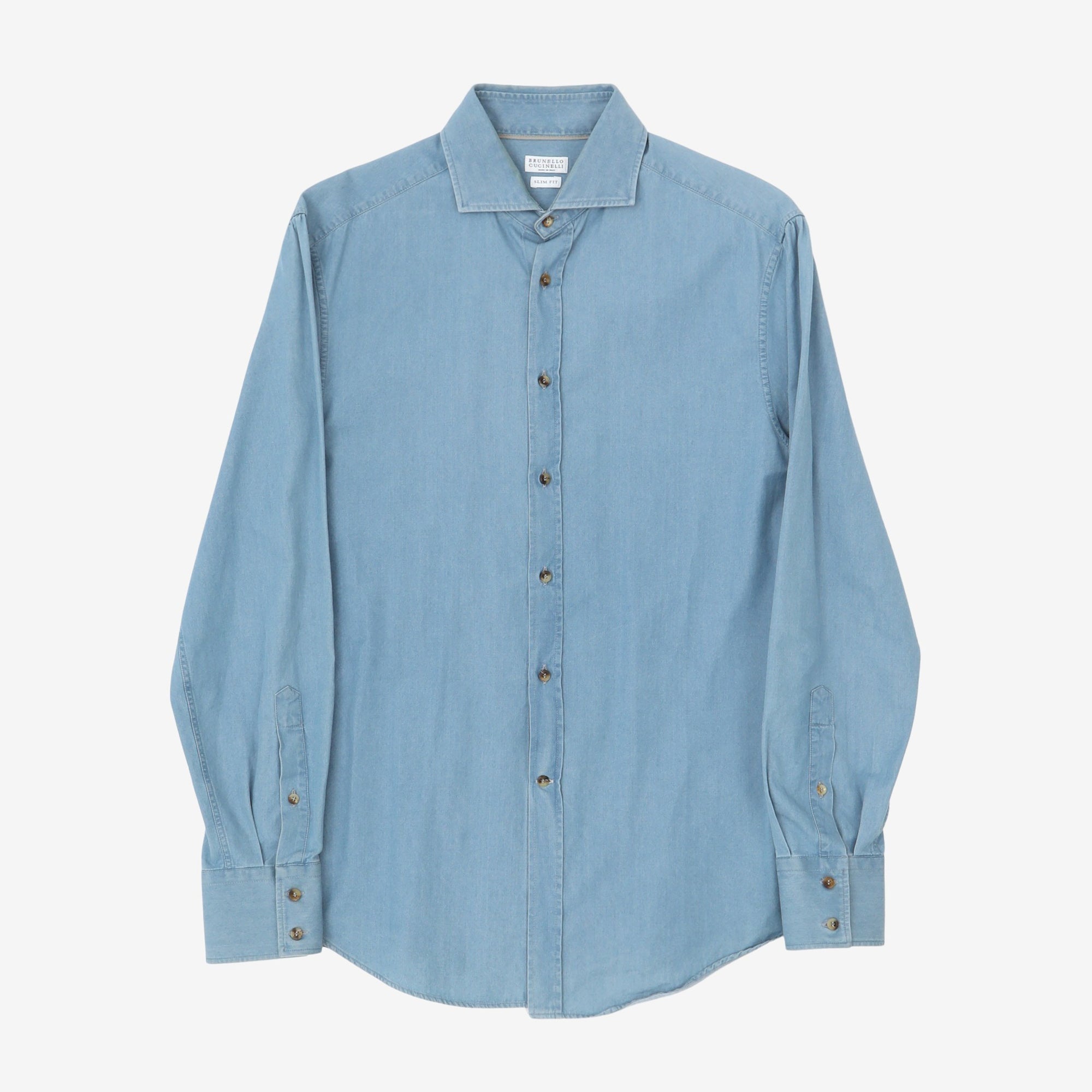 Slim Fit Chambray Shirt