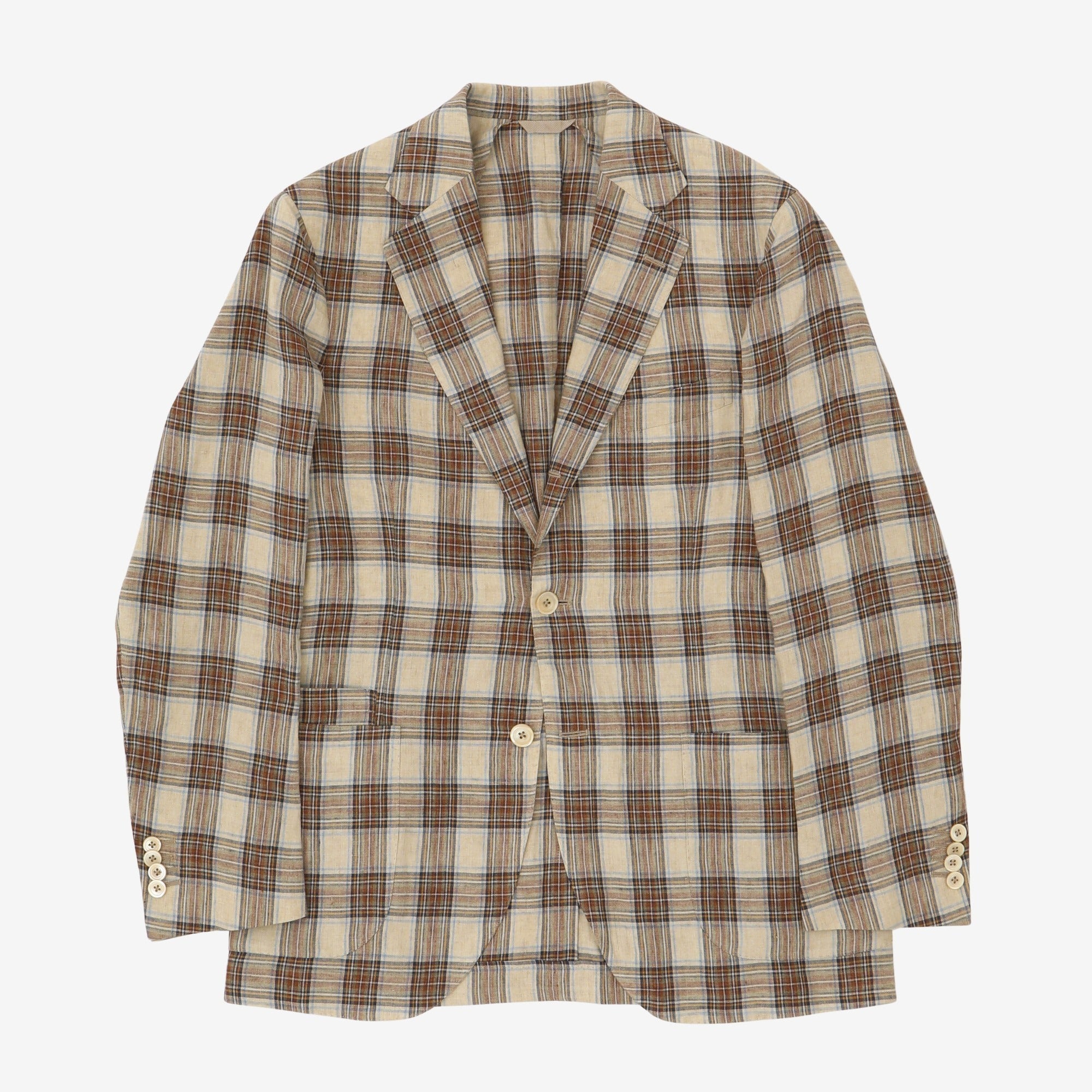 Linen Check JKT-3 Jacket