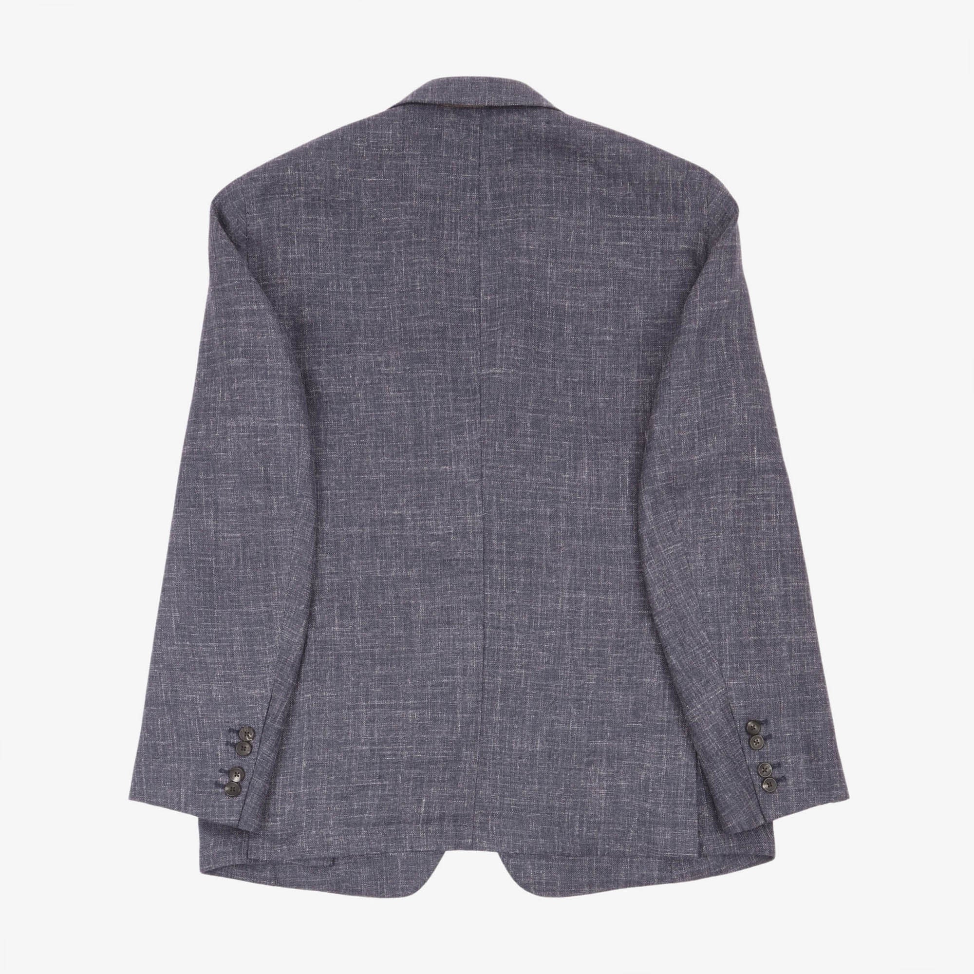 Wool Hopsack Denim Sports Jacket
