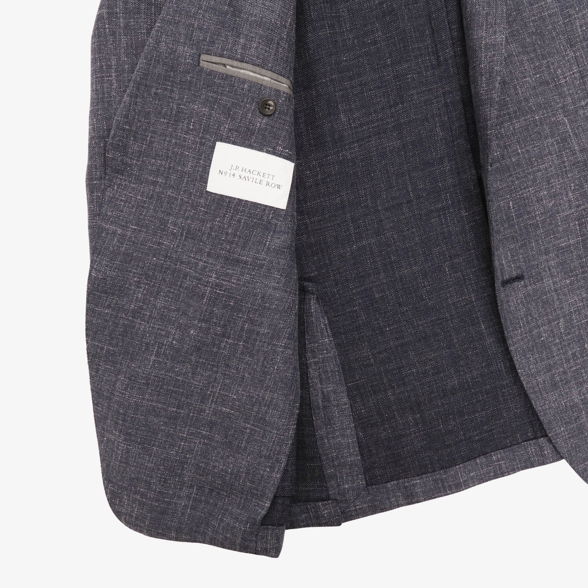 Wool Hopsack Denim Sports Jacket