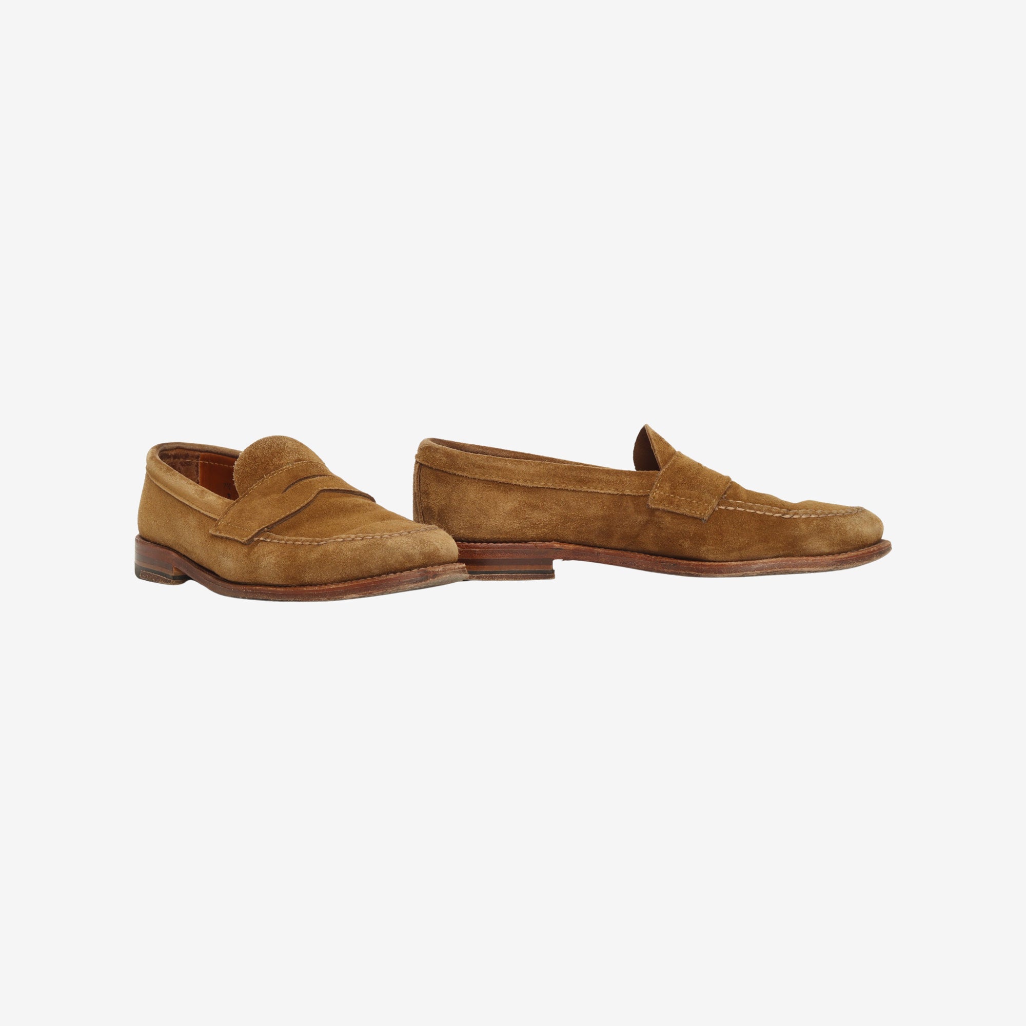 Unlined Suede Penny Loafers