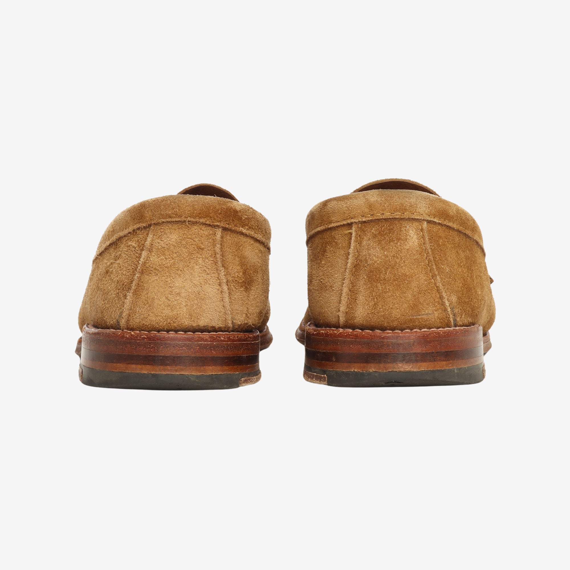 Unlined Suede Penny Loafers