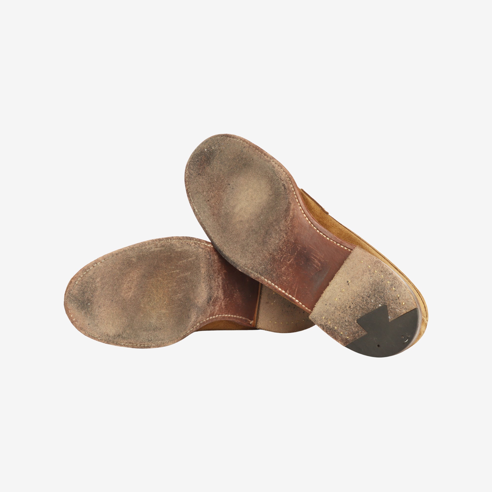 Unlined Suede Penny Loafers
