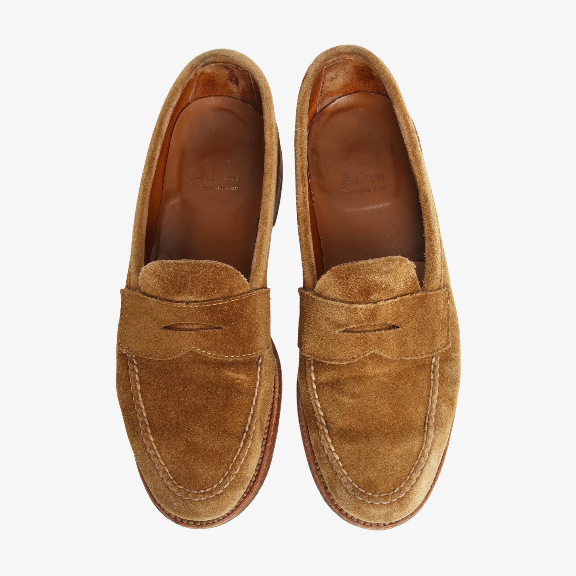 Unlined Suede Penny Loafers