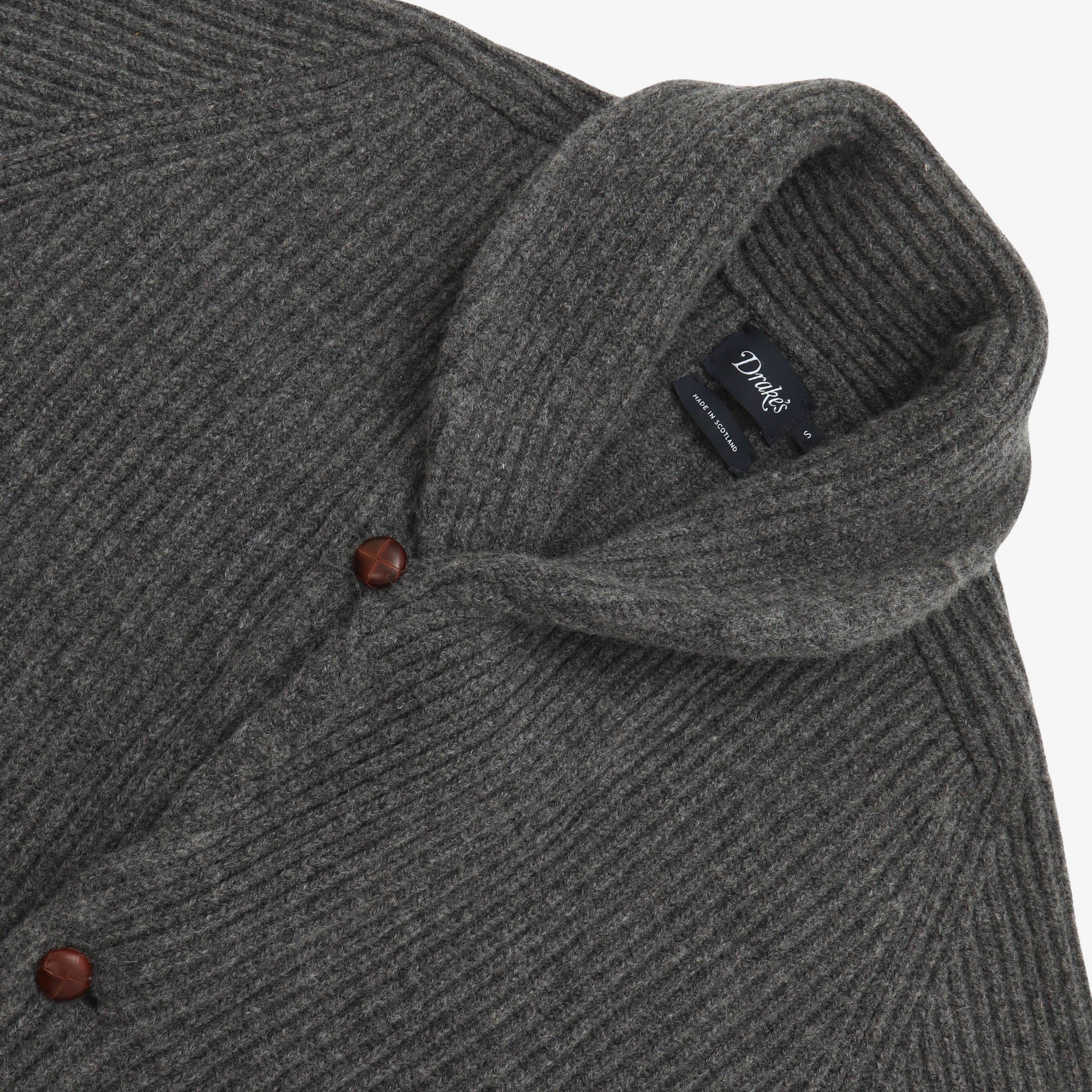 Lambswool Shawl Collar Cardigan