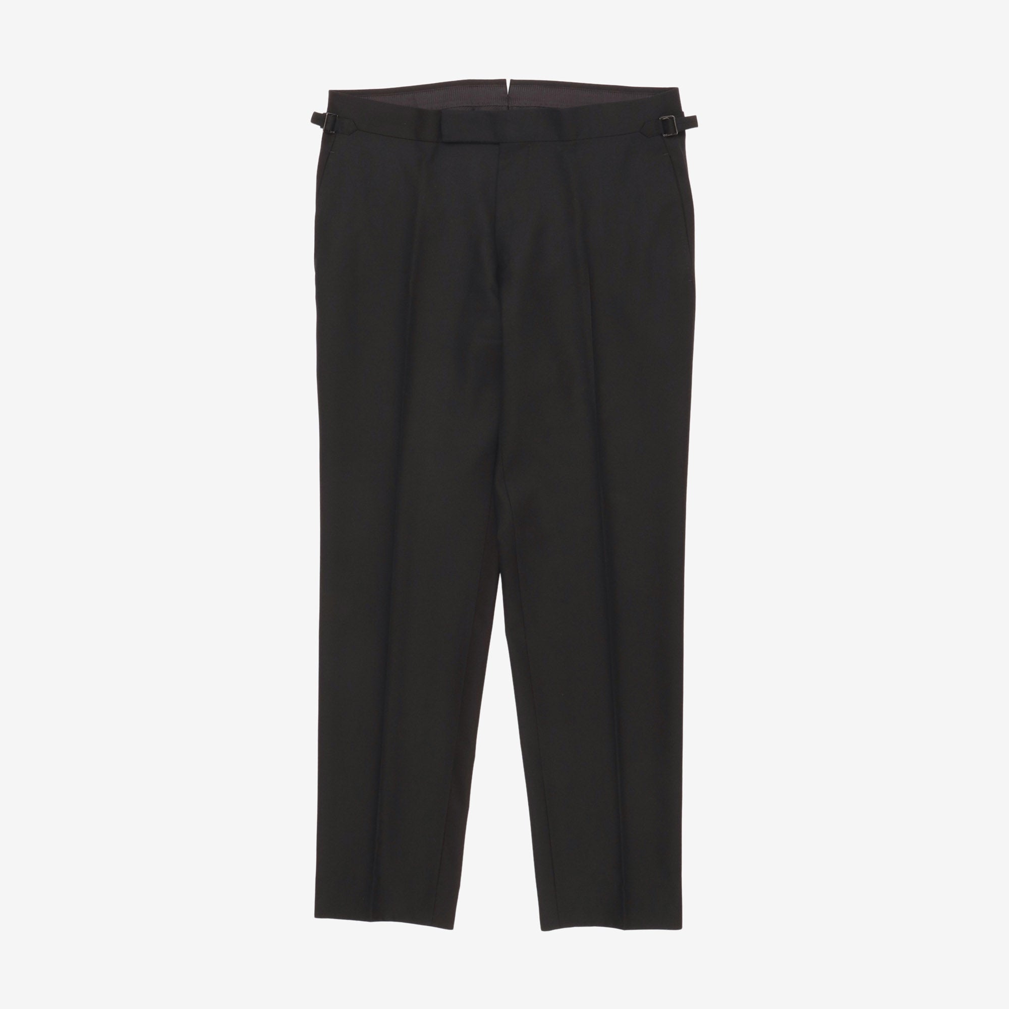 Wool Pleated Trousers (36W X 32.5L)