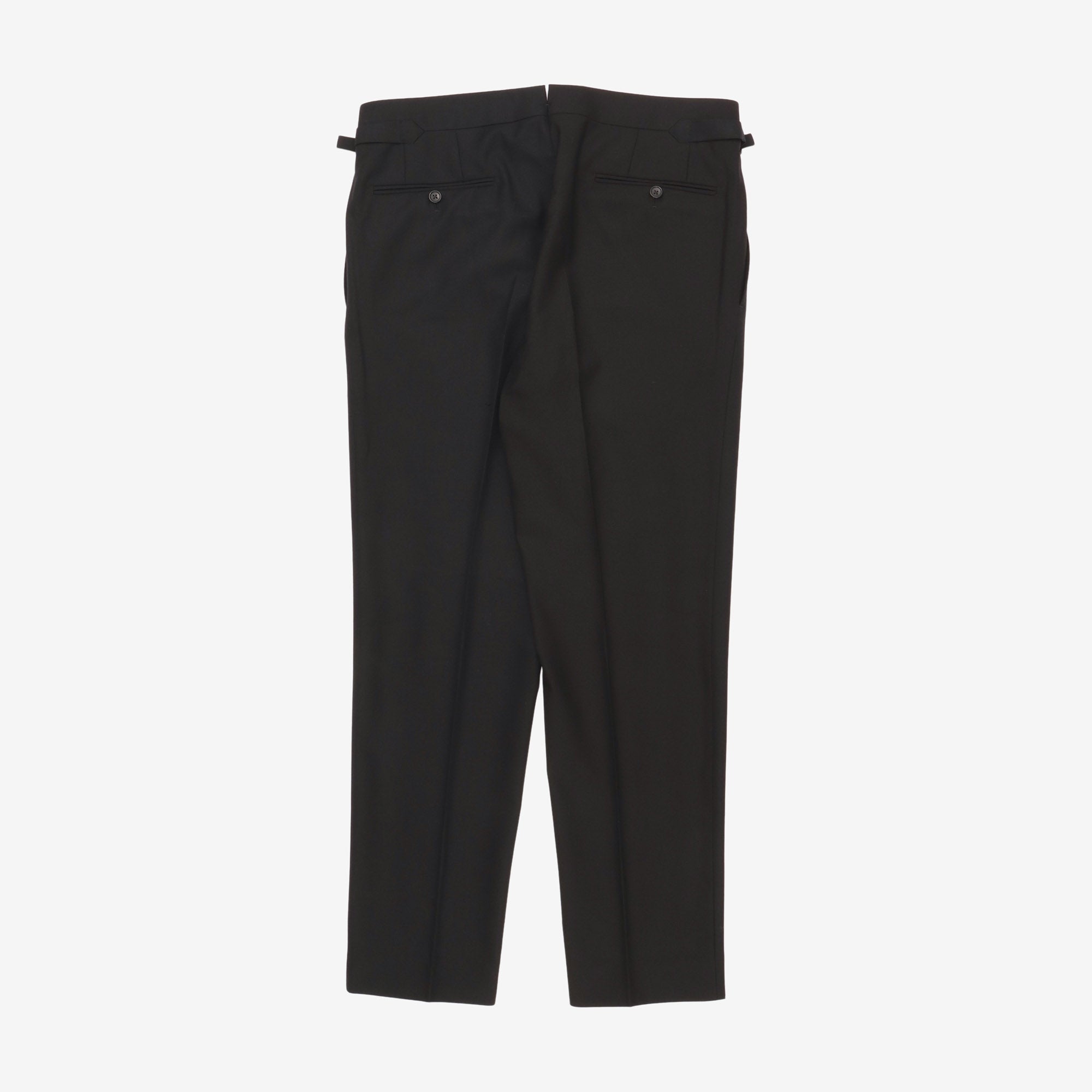 Wool Pleated Trousers (36W X 32.5L)