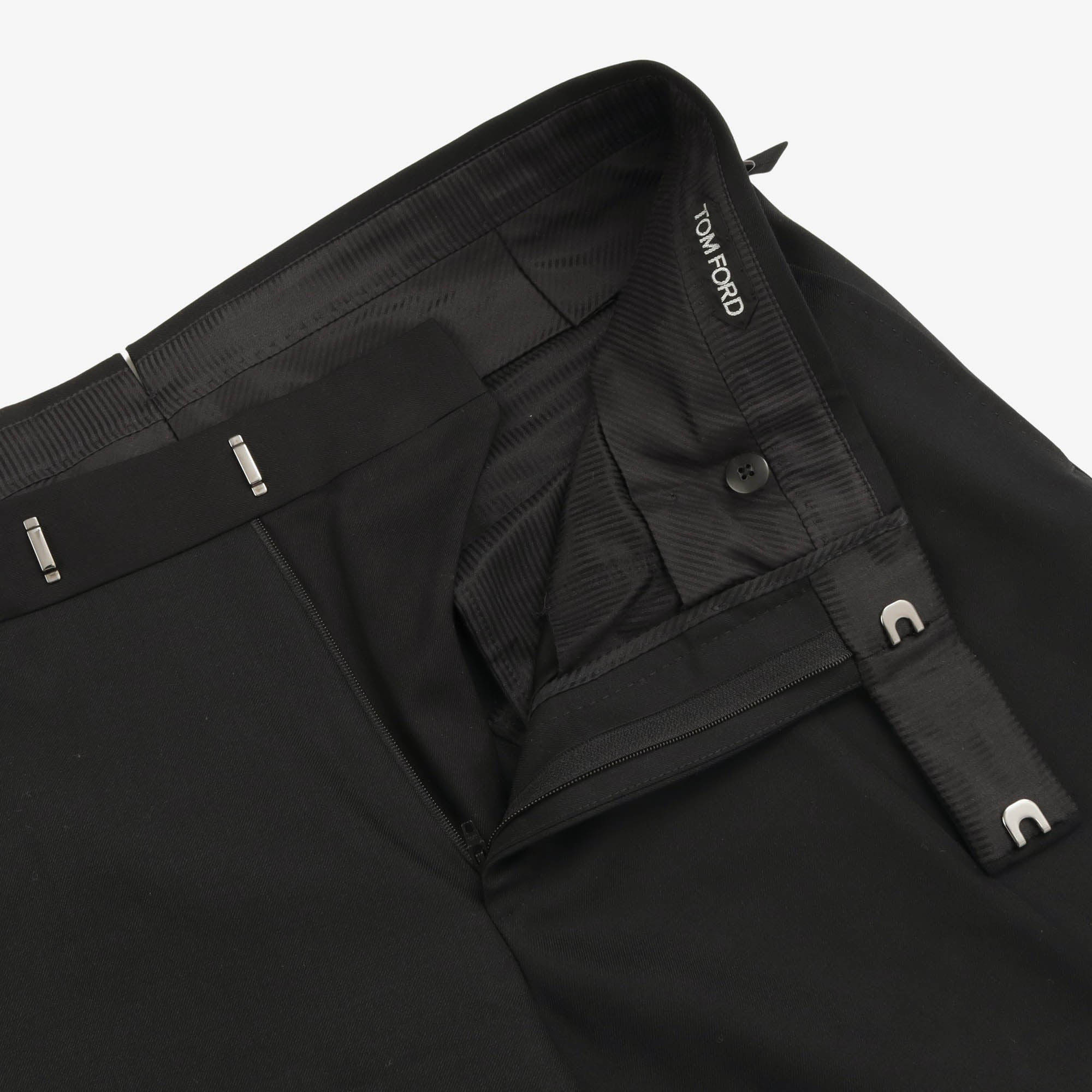 Wool Pleated Trousers (36W X 32.5L)