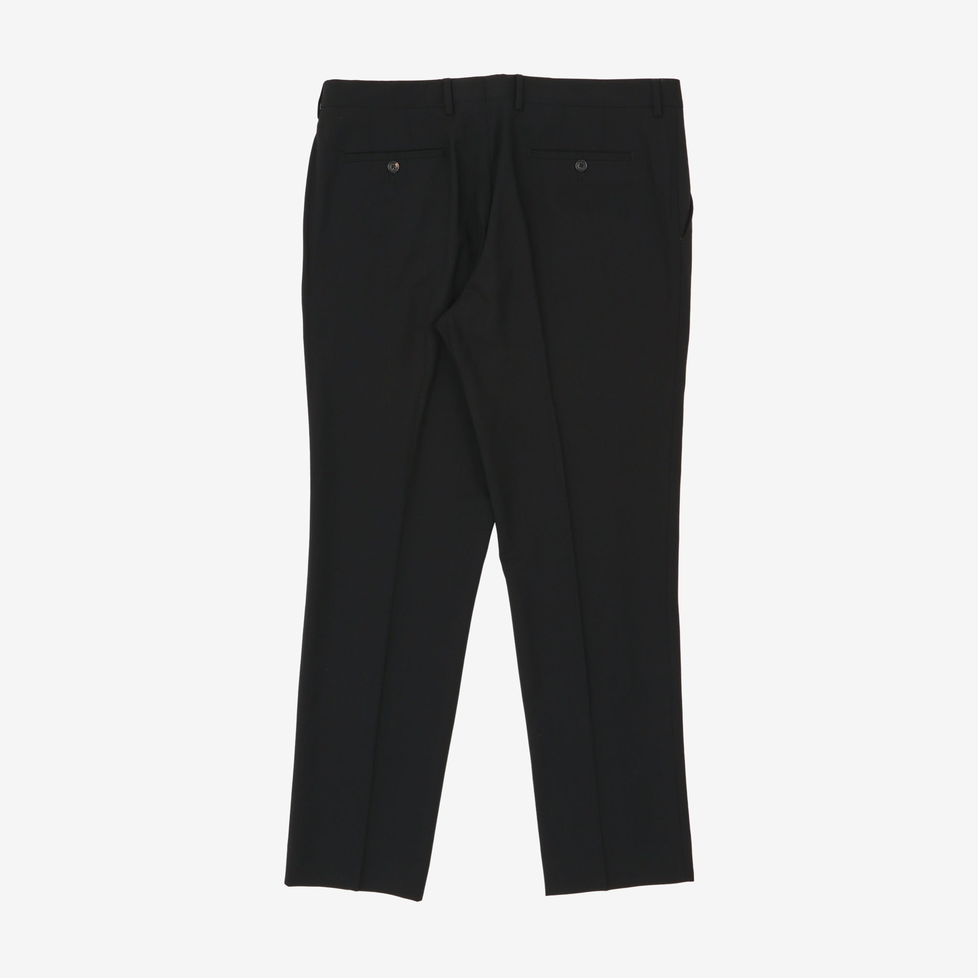Wool Pleated Trousers (36W X 30L)
