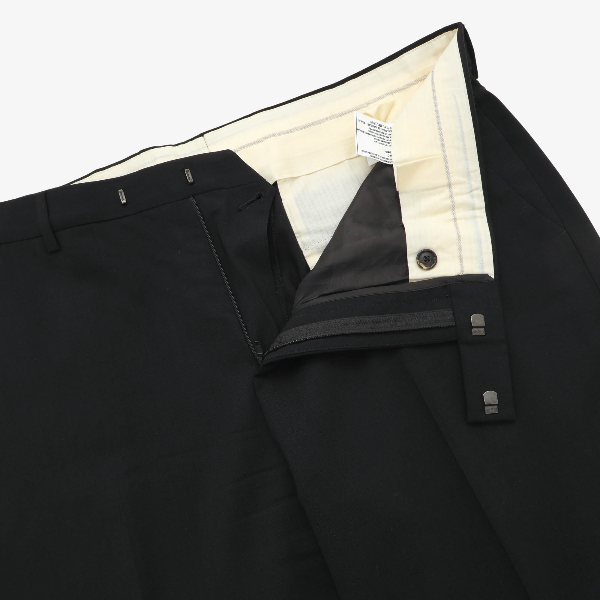 Wool Pleated Trousers (36W X 30L)