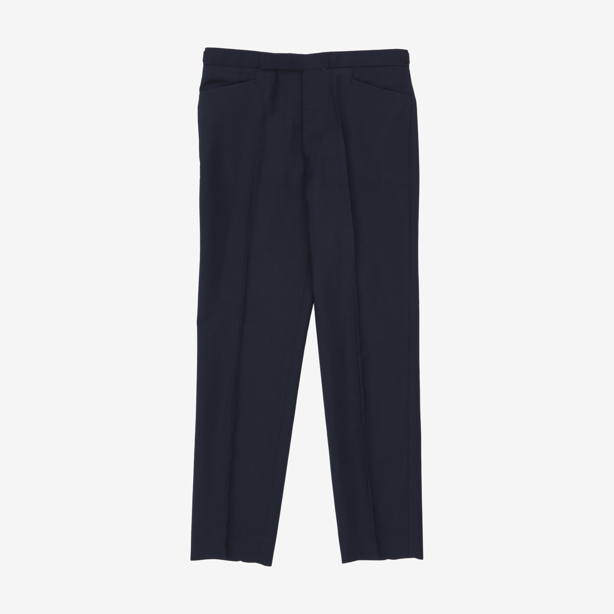 Wool Pleated Trousers (34W X 34L)