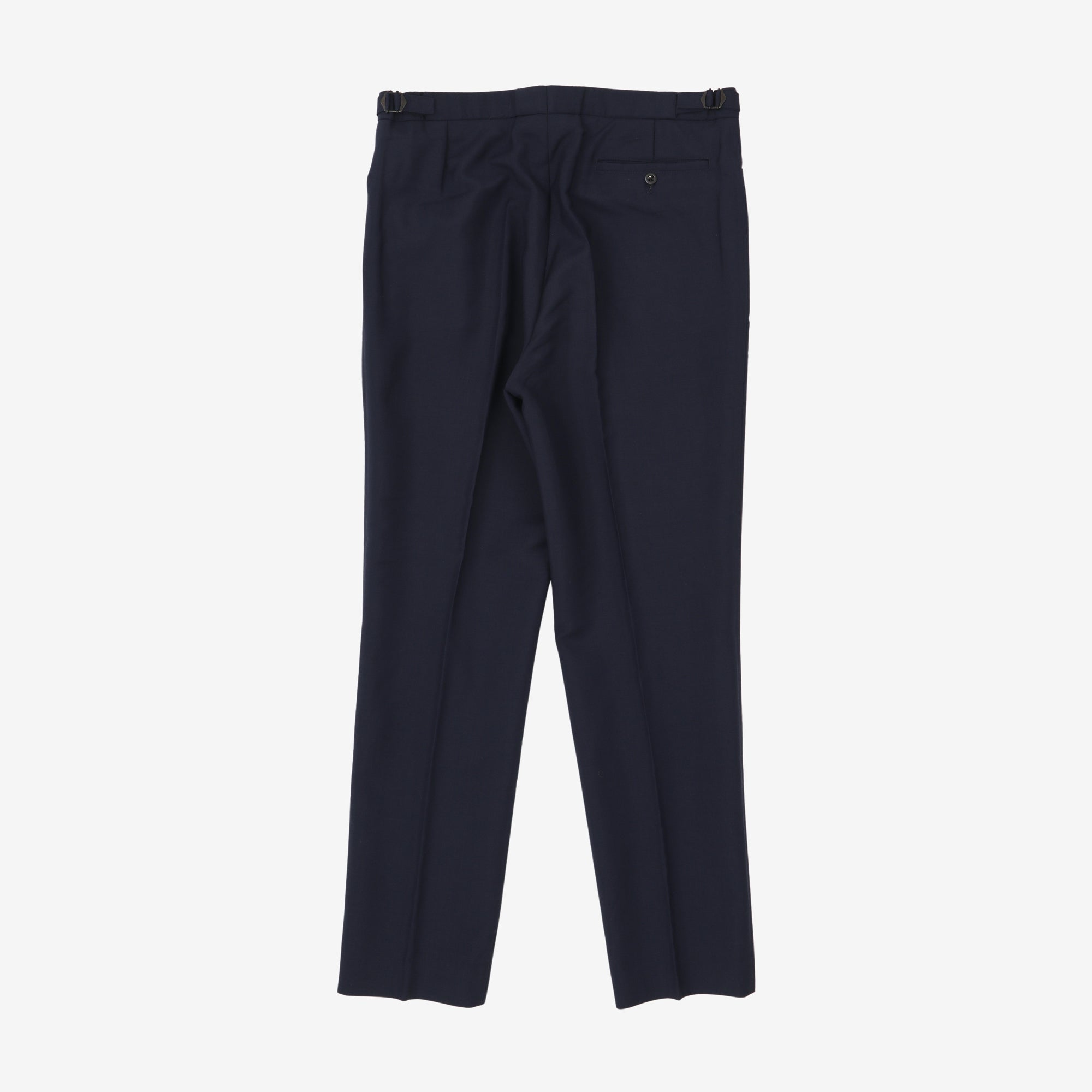 Wool Pleated Trousers (34W X 34L)