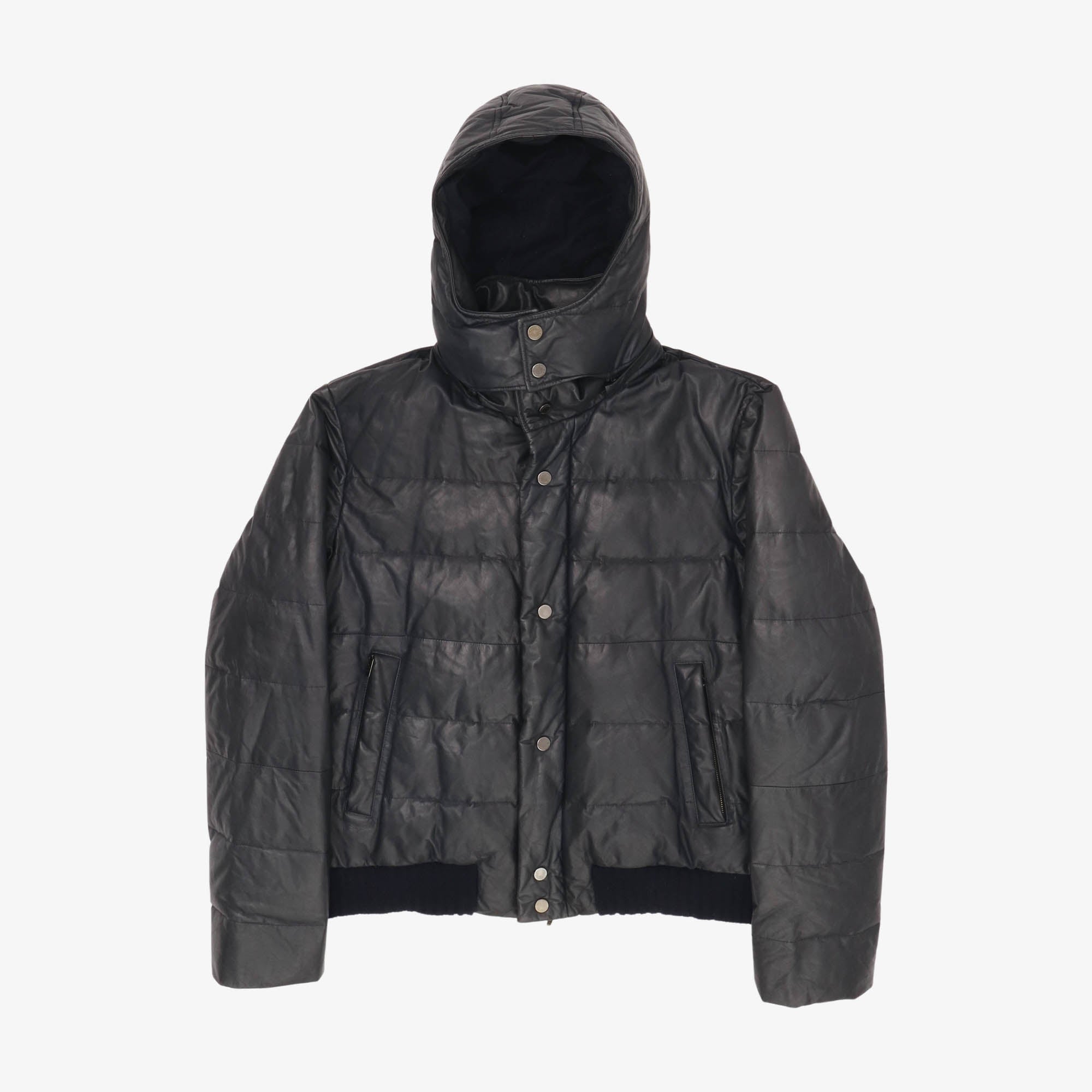 Leather Padded Jacket