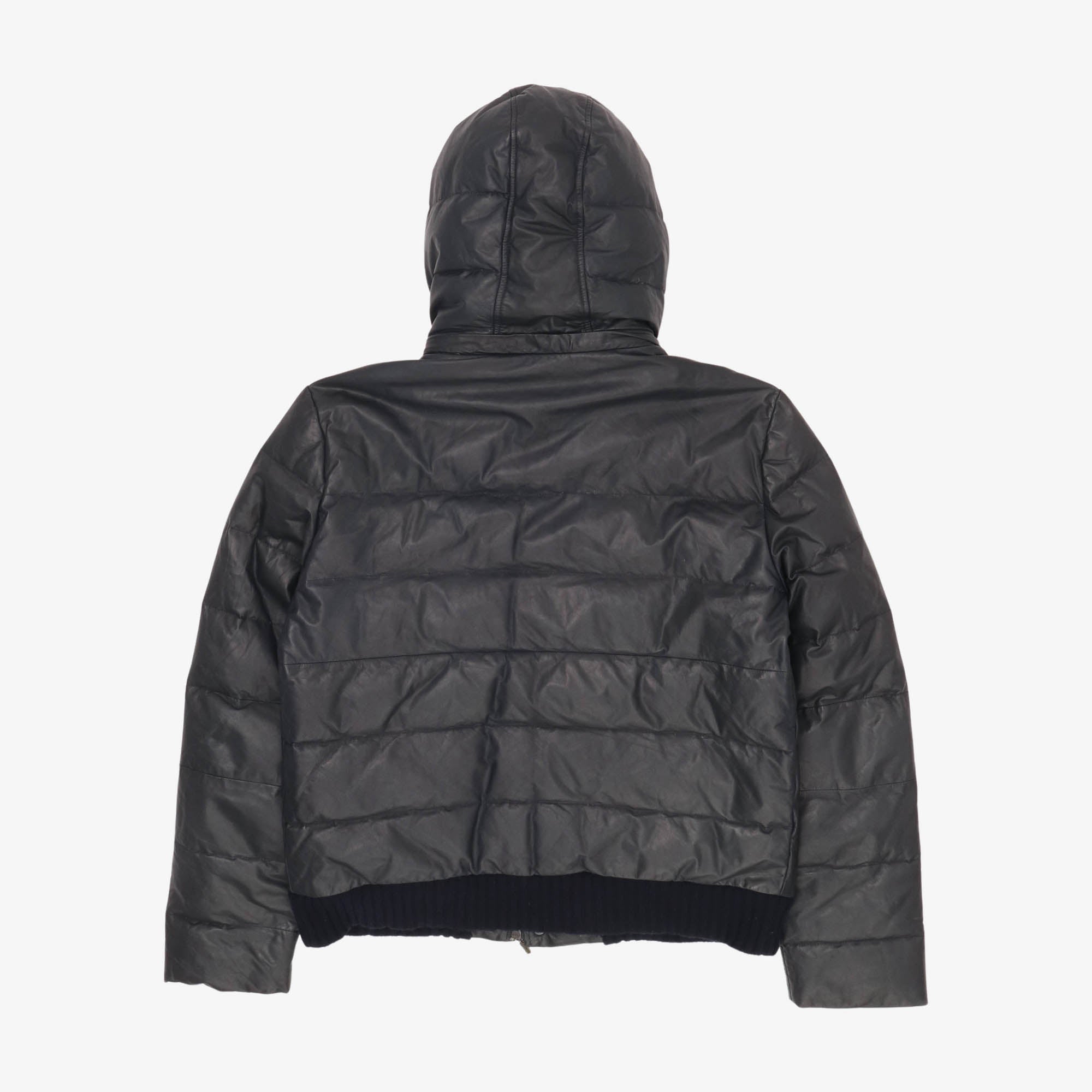 Leather Padded Jacket